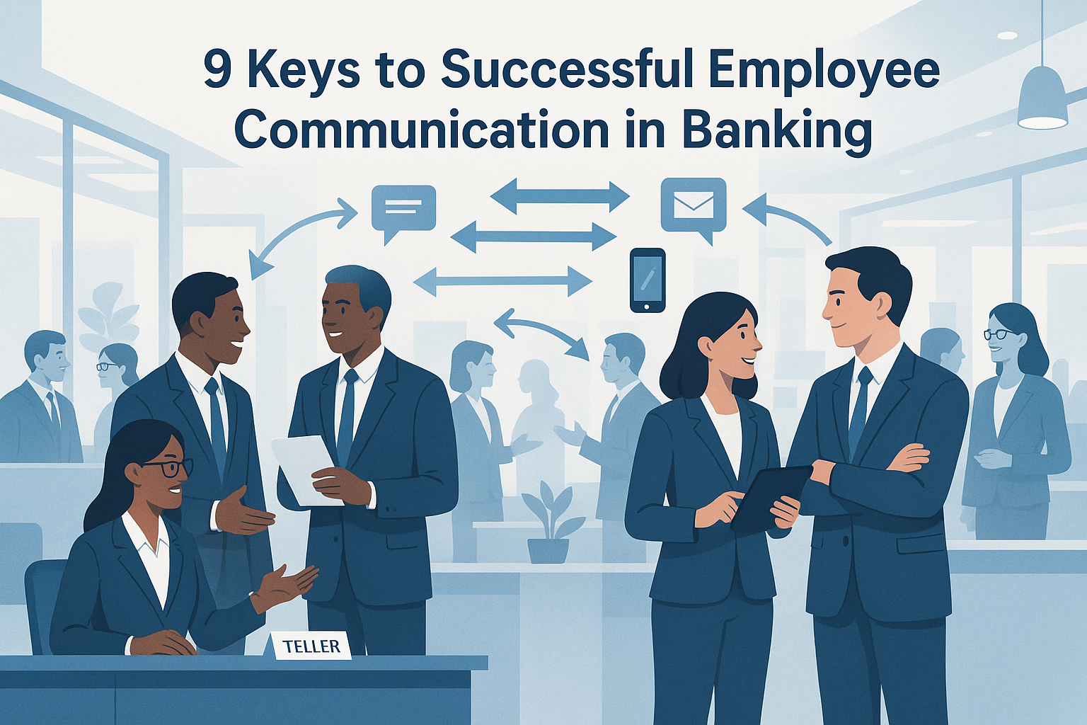 9 Keys to Successful Employee Communication in Banking: Mastering Upward, Downward, and Horizontal Communication