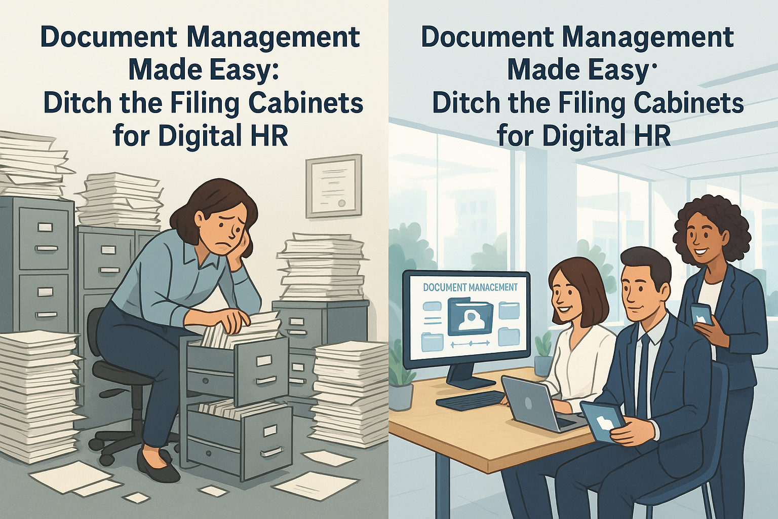 Document Management Made Easy: Ditch the Filing Cabinets for Digital HR