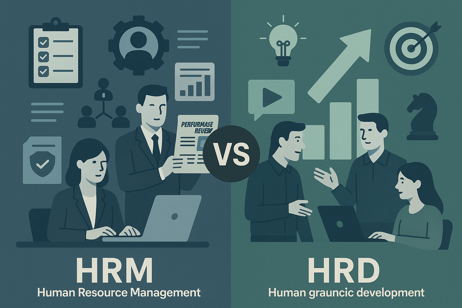 HRM vs. HRD: Understanding the Differences and Gallery HR's Support