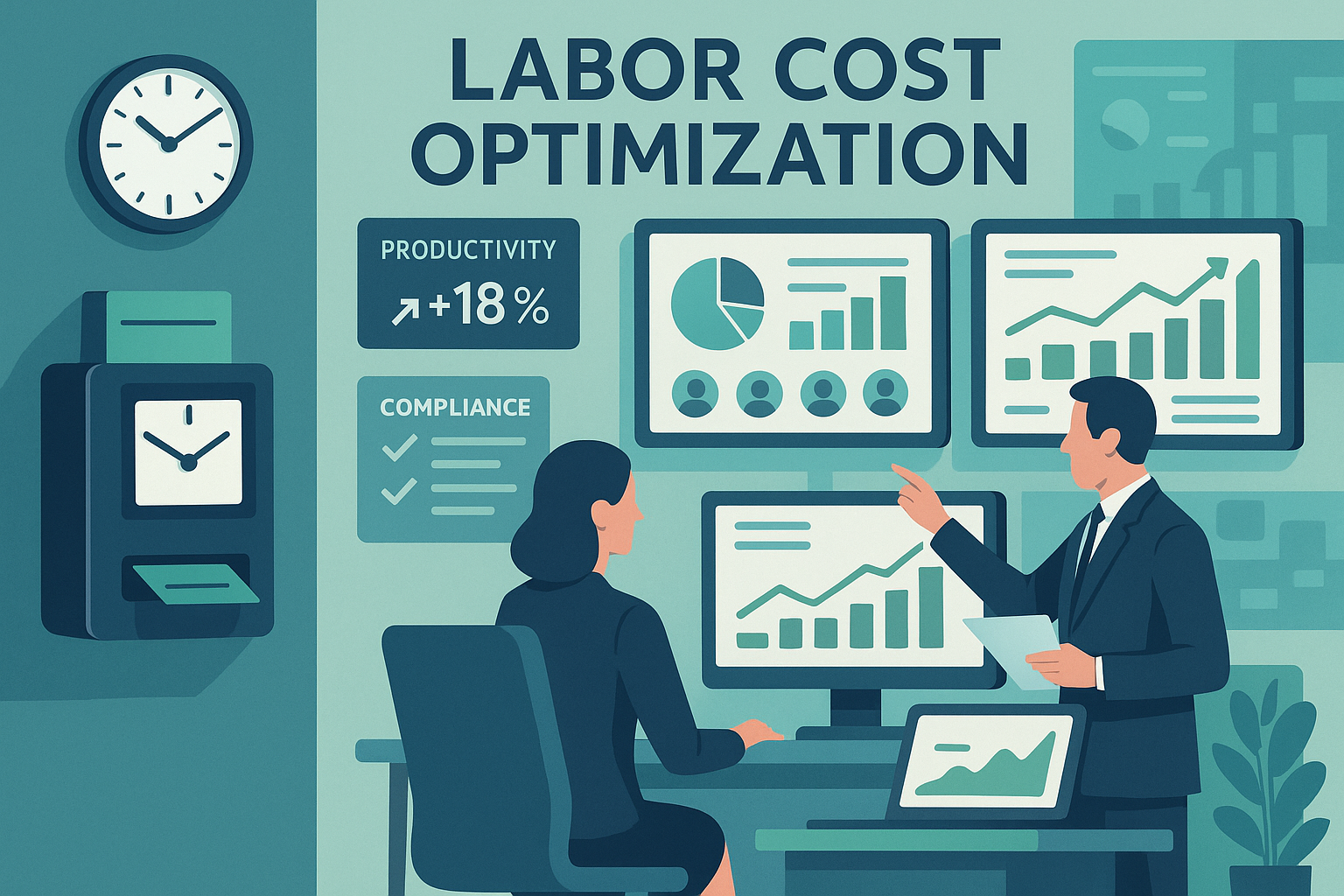 Beyond the Clock: Your Toolkit to Labor Cost Optimization, Employee Productivity, & Compliance