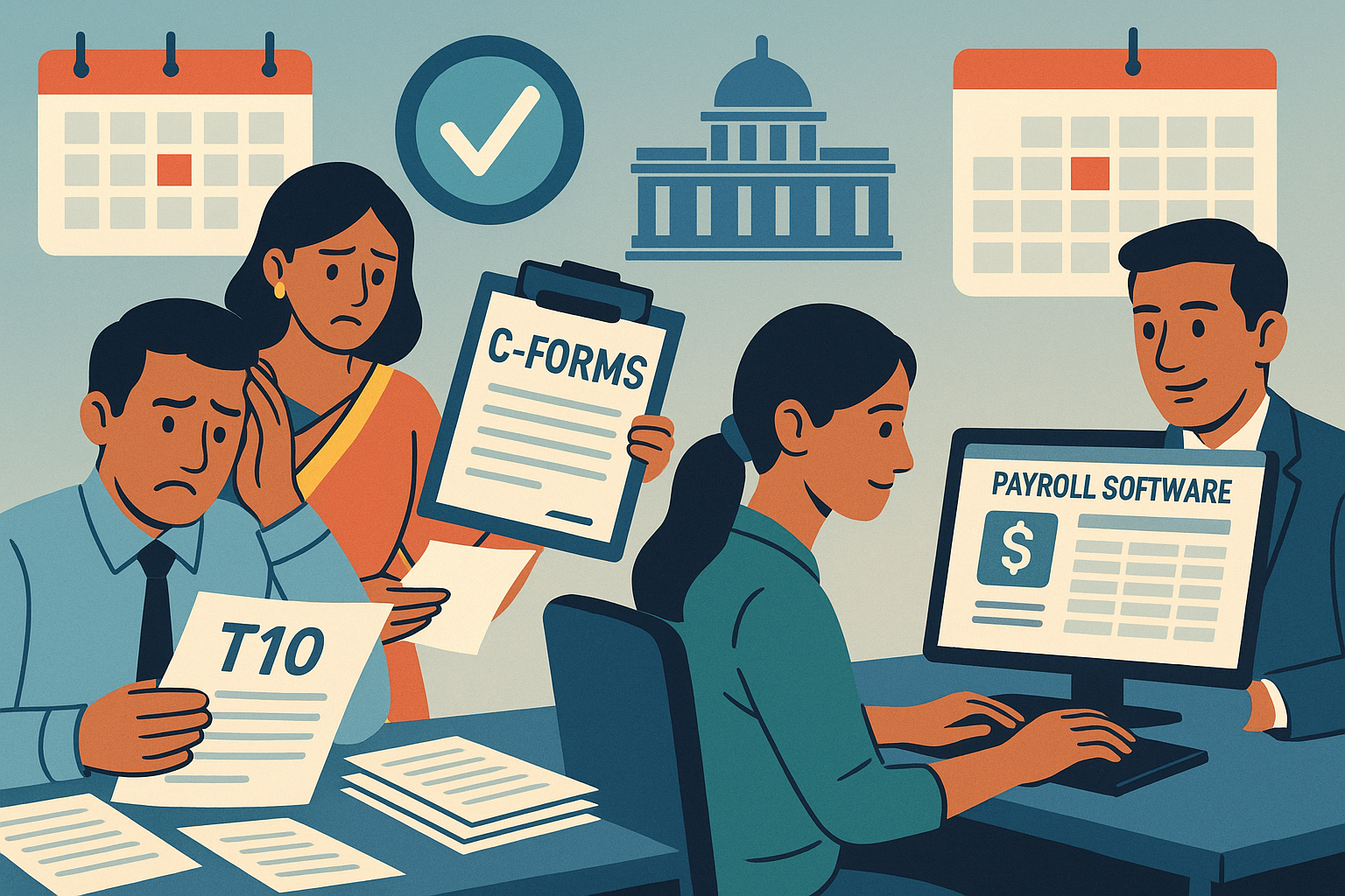 T10, C-Forms & R4 Reports: A Payroll Compliance Guide for Sri Lankan SMEs