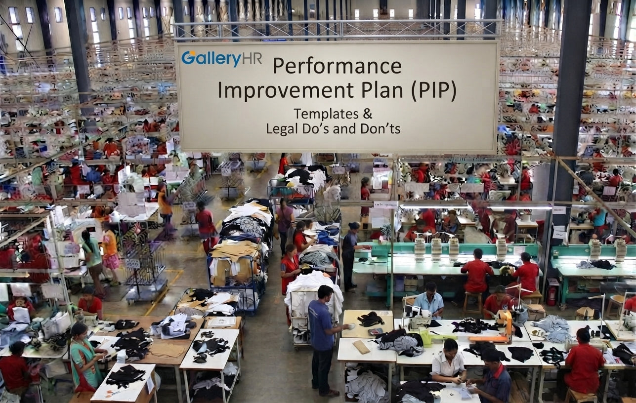 Performance Improvement Plan (PIP) Checklist: Templates & Legal Do's and Don'ts