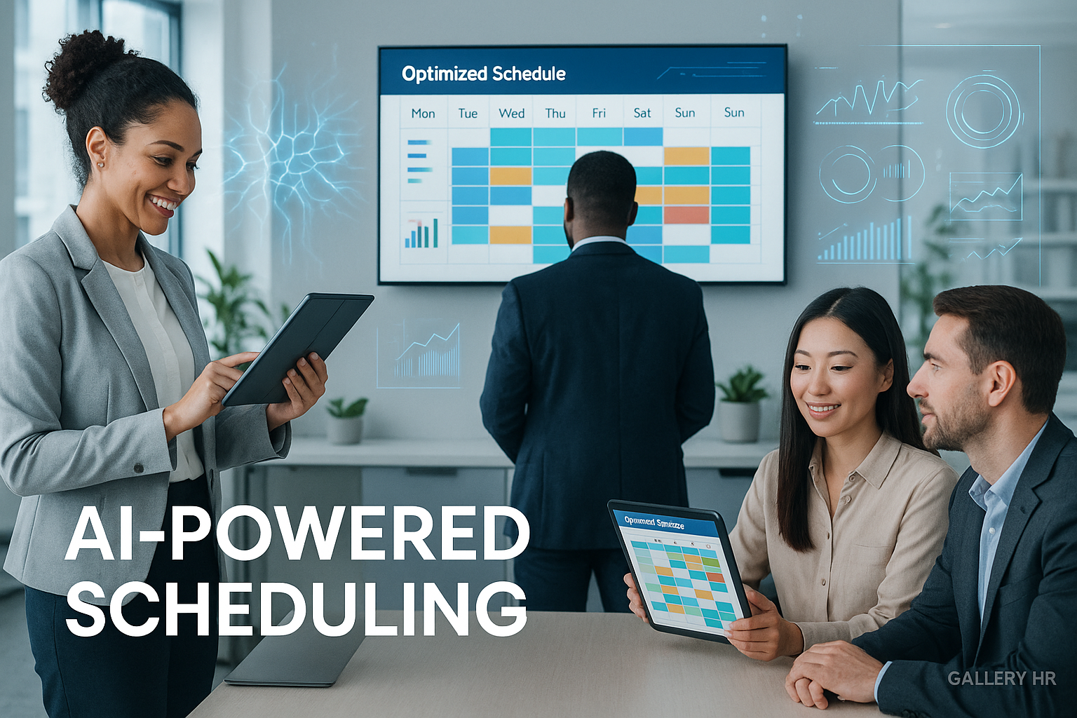 AI-Powered Employee Scheduling: Smart Rosters with GalleryHR | Workforce Management