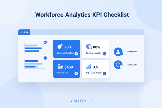 Workforce Analytics KPI Checklist: The Essential Metrics Every Business Should Monitor