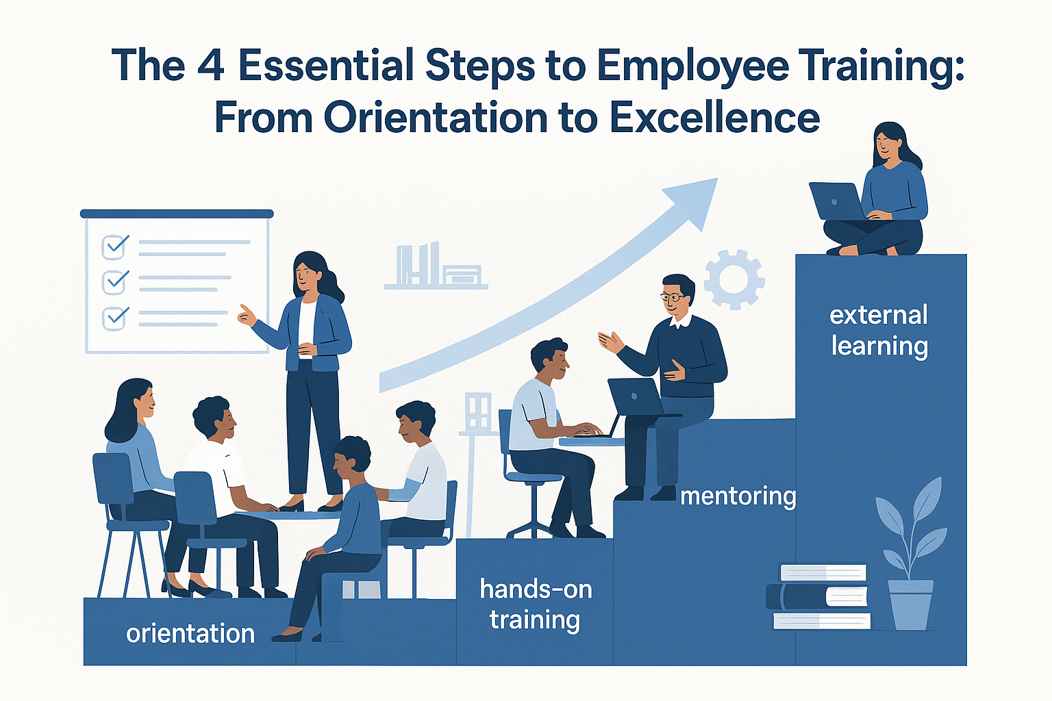 The 4 Essential Steps to Employee Training: From Orientation to Excellence