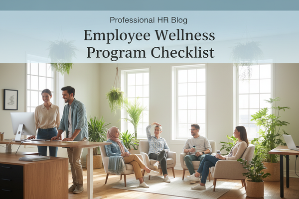 The checklist for building a wellness program that actually sticks