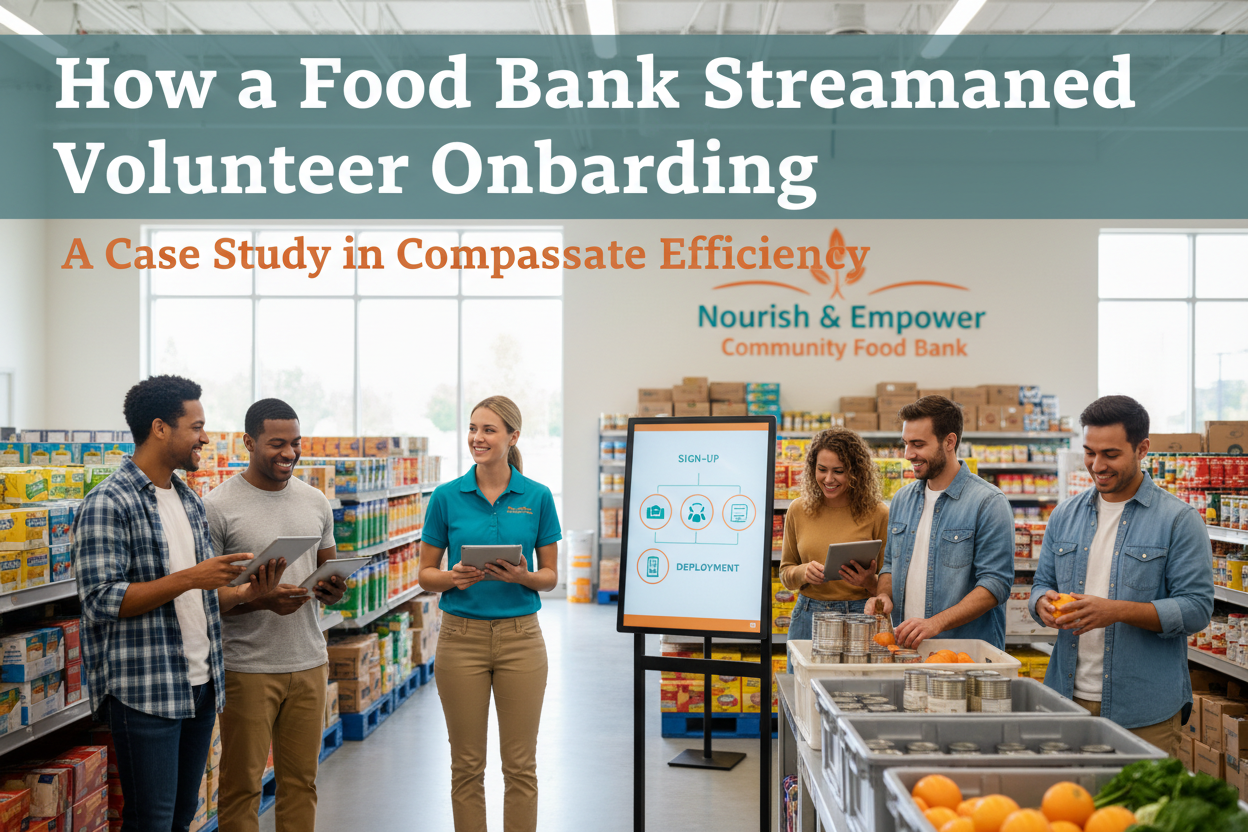 This Food Bank Cut Volunteer Onboarding From Two Weeks to Three Days Without Cutting a Single Requirement