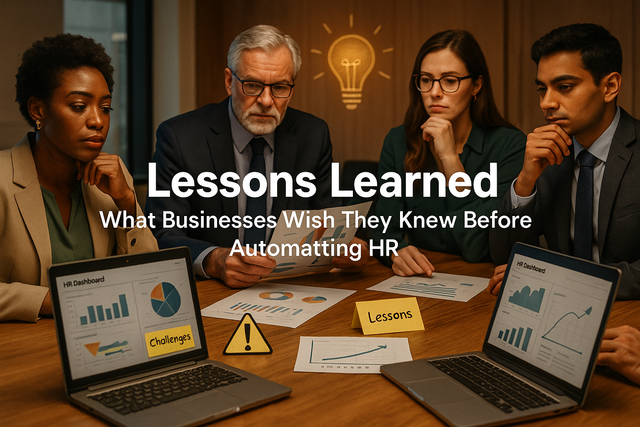 Automating HR Lessons Learned: What Businesses Wish They Knew
