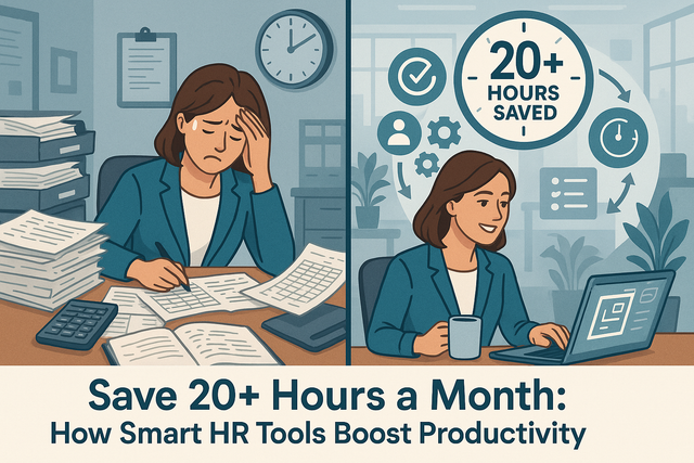 Smart HR Tools Boost Productivity: Save 20+ Hours Monthly