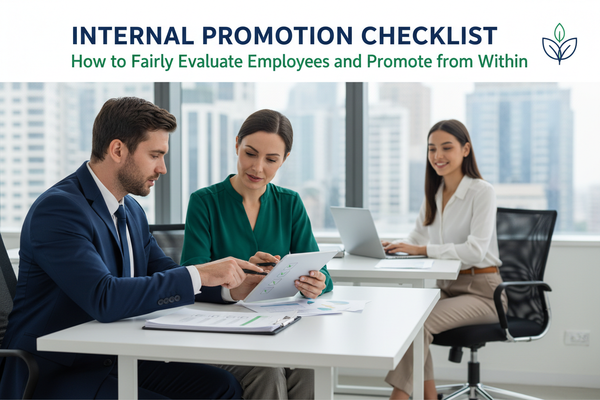 Internal Promotion Checklist: How to Fairly Evaluate Employees and Promote from Within